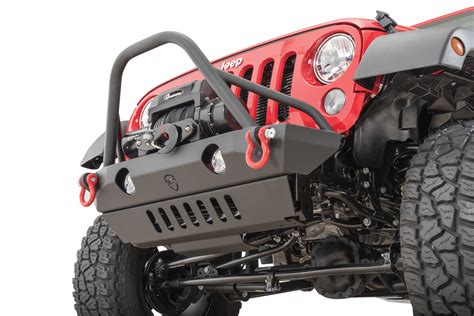 Jcr Offroad Dagger Front Winch Bumper With Pre Runner For 07 18 Jeep Wrangler Jk Quadratec