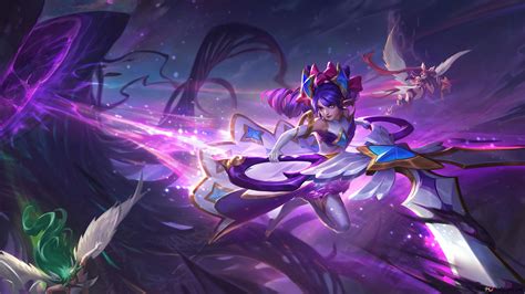 Star Guardian Gwen League Of Legends Lol 4k Wallpaper Download