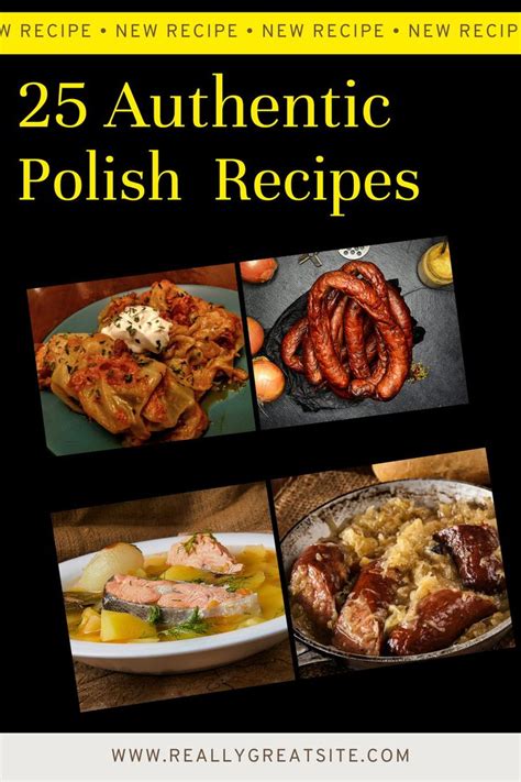 the cover of 25 authentic polish recipes