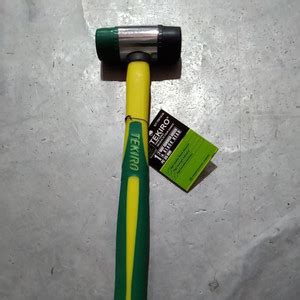 Jual TEKIRO Palu Kombinasi Plastik Karet 35mm 2 Way Hammer Green ORI