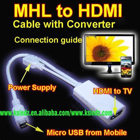 Mhl Adapter To Hdmi Featuresmicro Usb 5pin M To Hdmi Zhongshan Ksin