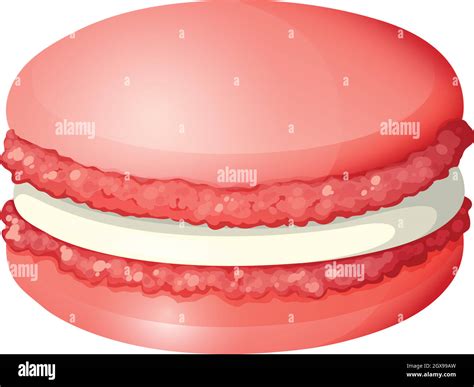 Red Macaron Clipart Stock Vector Images Alamy