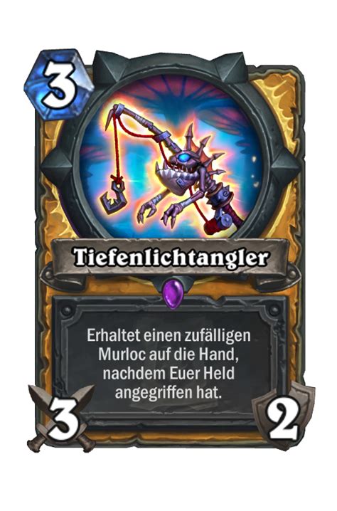 Tiefenlichtangler Ruinen Der Scherbenwelt Hearthstone Karten