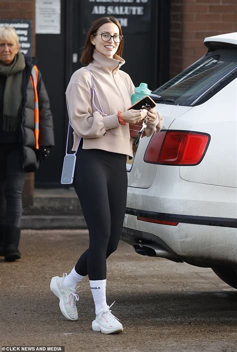 Ferne Mccann Steps Out In Tight Sportswear For Workout At The Gym