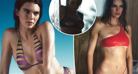 Kendall Jenner Models Underboob Baring Cutout Bikini For Fwrd Newsfinale