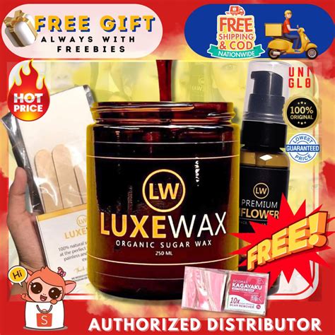 Wfreebies Luxewax Organic Sugar Wax Underarm Hair Legs Luxe