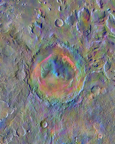 Gale Craters Surface Materials Mars Image