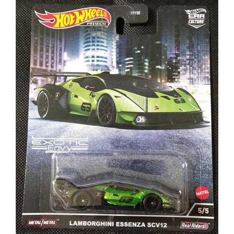 Hot WHEELS EXOTIC ENVY LAMBORGHINI ESSENZA SCV Shopee Malaysia