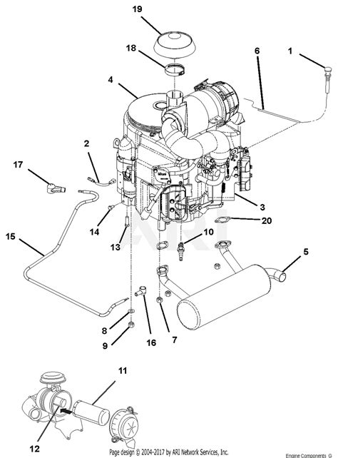 Lawn Mower Engine Diagram / Amazon.com: kawasaki lawn mower engine ...