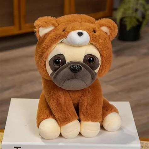 Mignon Peluche Simulation Chiens En Peluche Belle Chiot Jouet Pour