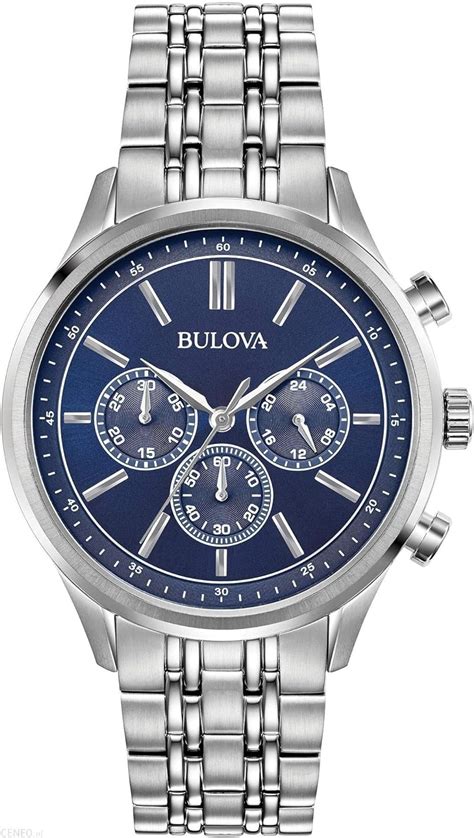 Bulova Orologio Cronografo Al Quarzo Uomo Con Cinturino In Acciaio