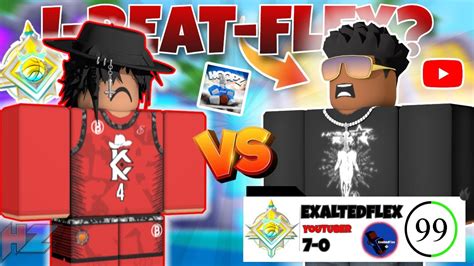 I Beat Flexplayz In Hoopz 😱 Roblox Hoopz Youtube