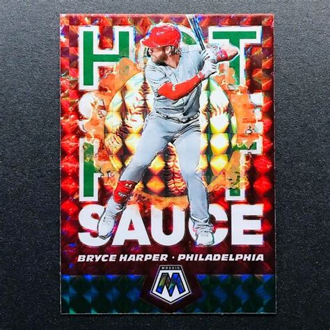 MLB Toys Bryce Harper 22 Panini Mosaic Hot Sauce Mosaic Green Hs3 Poshmark