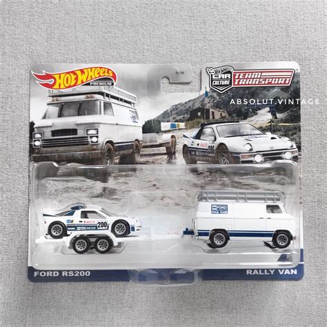 Hot Wheels Team Transport Ford RS Rally Van Hobbies Toys Toys Games On Carousell