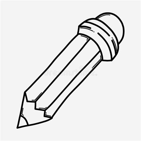 Pencil Doodle Vector Icon Drawing Sketch Illustration Hand Drawn Line