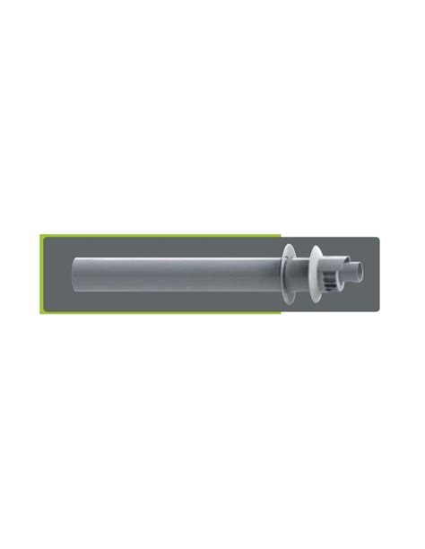 Tramo Terminal Coaxial Horizontal Orientable De Polipropileno 60x100 Fig