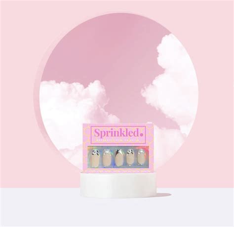 U As Postizas Cortas Ovaladas Reutilizables A Presi N Color Nude Almendra Negro Blanco Punta