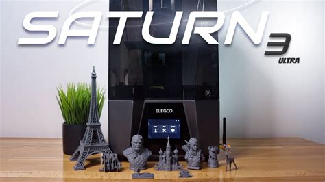 Elegoo Saturn 3 Ultra 12K Resin 3D Printer Unbox Setup YouTube