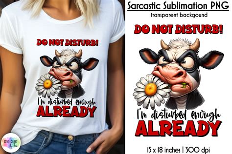 Sarcastic Quotes Funny Cow Shirt Print Graphic By Designs By Ira · Creative Fabrica