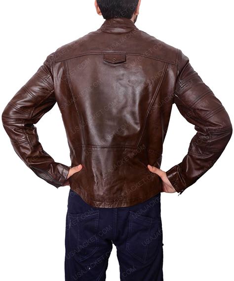 Men's Brown Cafe Racer Jacket - Motorcycle Leather Jacket