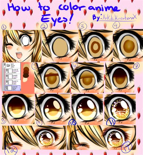 Anime Eye Color Chart