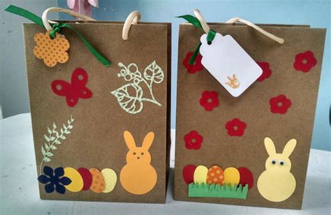 Sacolas Decoradas Páscoa Kraft Elo7 Produtos Especiais