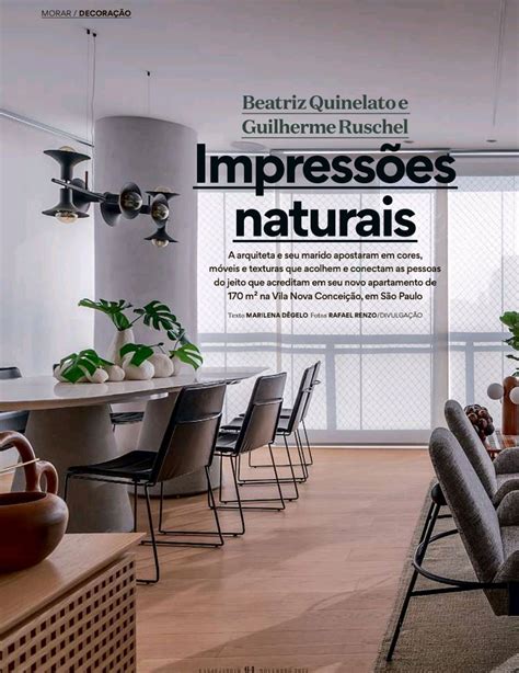 Revista Casa e Jardim Impressões naturais