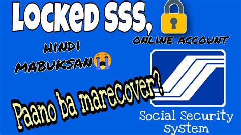 Recover Locked Sss Account Paano Ba Marecover Ang Locked Sss Youtube