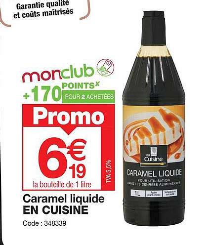 Promo Caramel Liquide En Cuisine Chez Promocash Icatalogue Fr