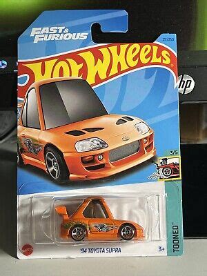 Hot Wheels Fast Furious Toyota Supra Orange Tooned