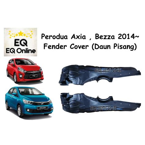 Perodua Axia Bezza Fender Cover Liner Protector Daun