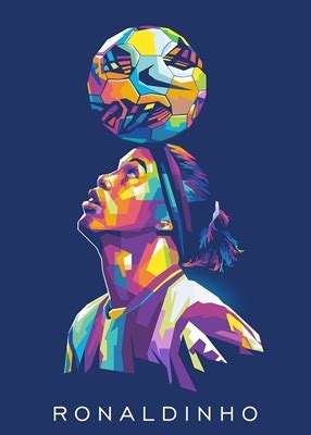 Ronaldinho Football Posters Prints By Ernando Febrian Putra Printler