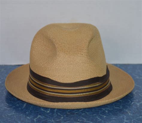 Churchill Ltd Mens Panama Straw Hat Vintage Imported Verona