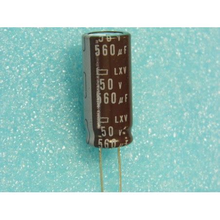 Lot x2 capacitor condensateur 560µF 560uF 560MF 50v 20 105C radial