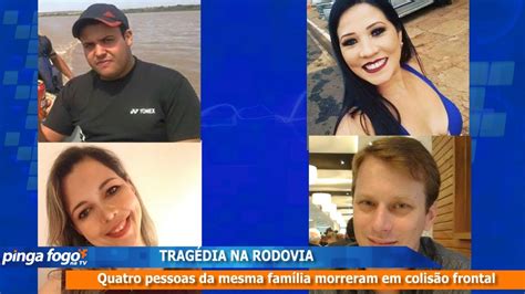 Quatro Pessoas Da Mesma FamÍlia Morrem Em Acidente Youtube