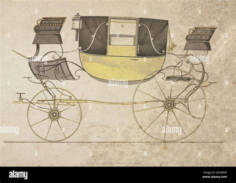 Landau carriage 1816 Stock Photo - Alamy