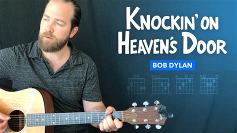 Knockin On Heaven S Door Easy Guitar Bob Dylan Guitar Lessons