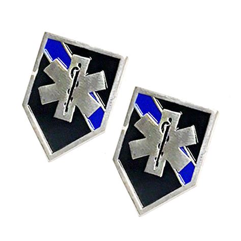 Thin Blue Line Emergency Medical Technician Emt Paramedic Star Of Life