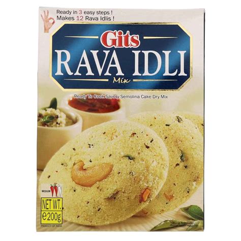 Buy Gits Rava Idli Mix 200 Gm Masalas Quicklly