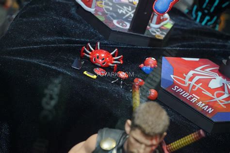 SDCC Gallery Hot Toys Marvel Update PS Spider Man Spider Punk And Neon Tech Iron Man