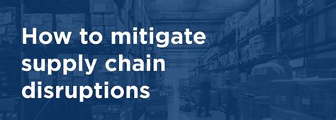 5 Solutions For Mitigating Disruptive Supply Chains Infographic