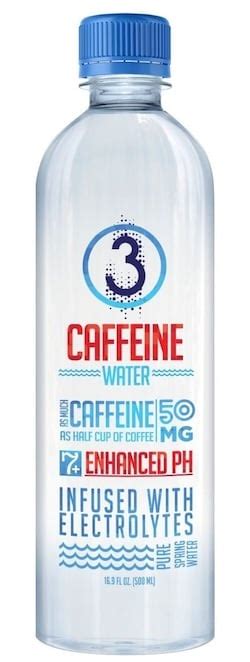 Caffeine in 3 Water