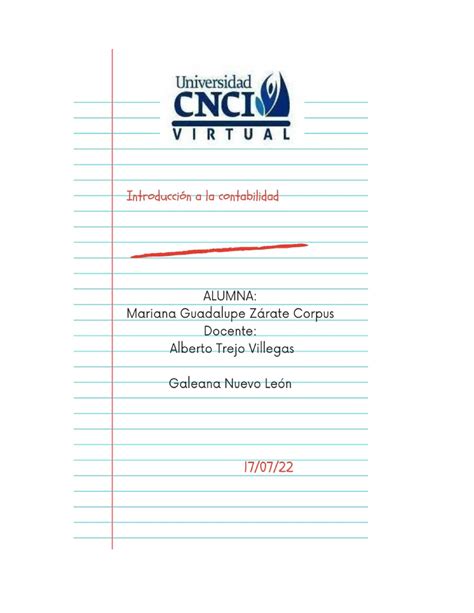 Act Contabilidad Actividad Cnci Con Todo Lo Que Se Pide Con Buena