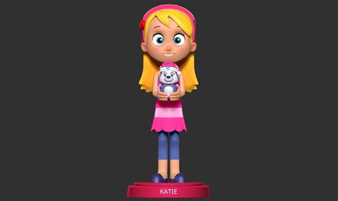 Katie Paw Patrol Fanart 3d Model 3d Printable Cgtrader