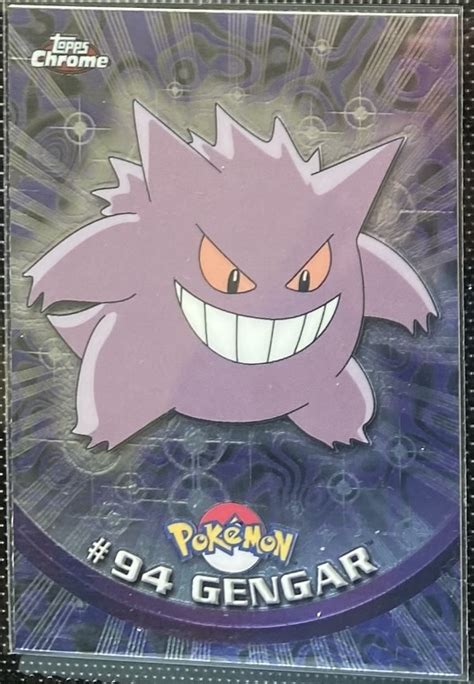 Gengar Pokemon Topps Chrome Trading Cards Series 2 DigitalTQ