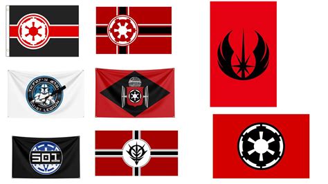 Galactic Empire Flag Banner 3 X 5 Ft Part 2 Etsy