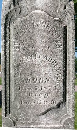 Edward Livingston Leadbetter Memorial Find A Grave