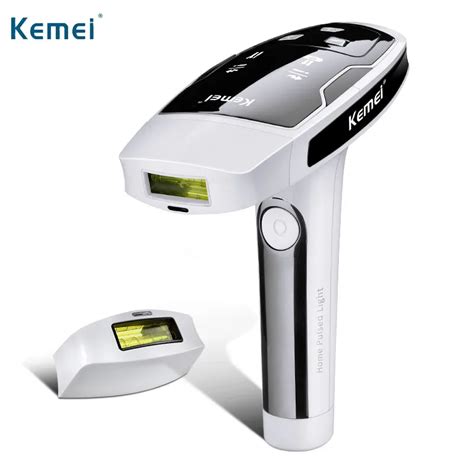 Kemei Lady Photon Painless Laser Epilator Hair Removal Bikini Epilator