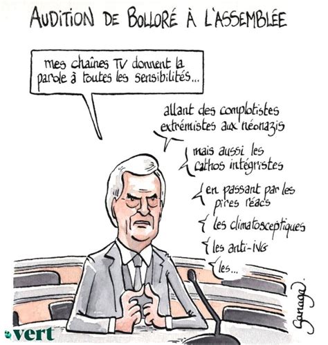 Audition de Bolloré à lAssemblée Nationale Blagues et Dessins