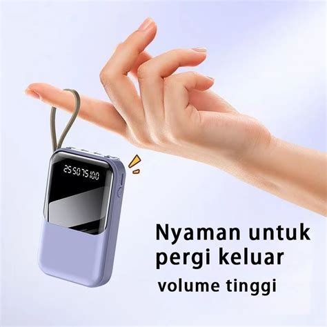 Jual Powerbank Fast Charging Led Display Lucu Mini Murah Kartun Power